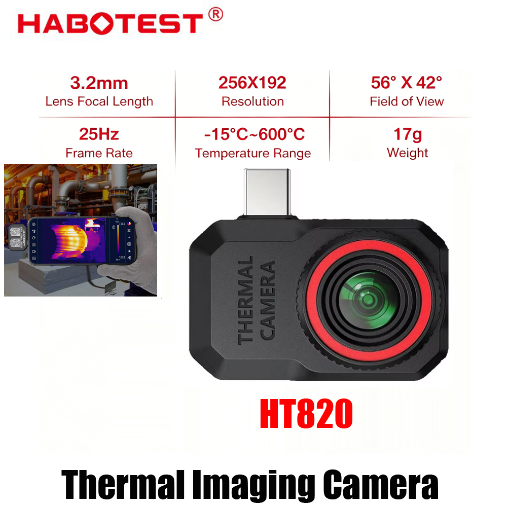 2026 Yeni HABOTEST HT820 Telef - Thermal Imaging Camera 256X192 incelemesi ve fiyatı