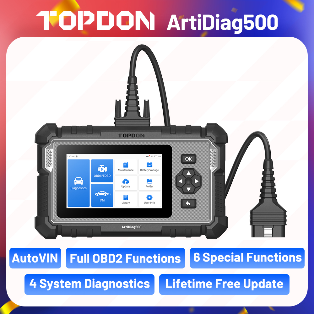 Topdon ArtiDiag500 Araç Teşhis - Topdon Tc001 Thermal Camera incelemesi ve fiyatı